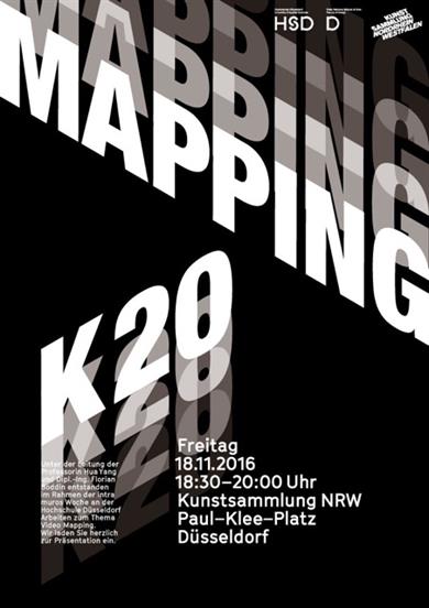 Intra muros zum Thema Video Mapping, Plakat
