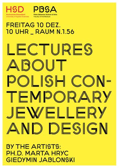 Polish Contemporary Jewellery and Design Plakat