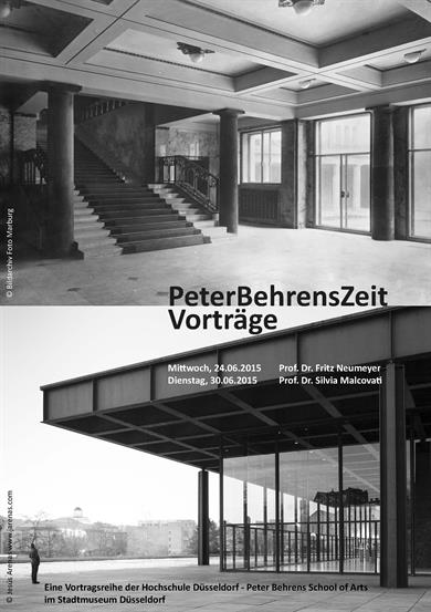 Plakat zu Ausstellung "PeterBehrensZeit"