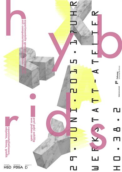 Ausstellung X-RAY/HYBRIDS Poster