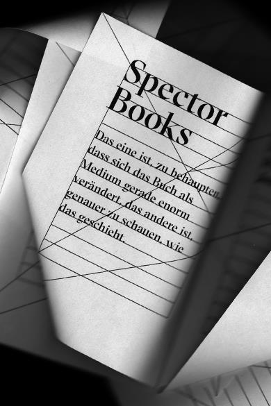 Spector Books Jour Fixe Plakat