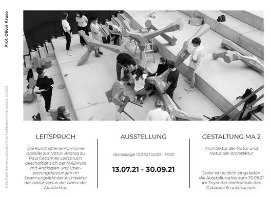 Flyer zur Ausstellung