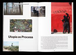 A double page spread from issue 8 of the photo magazine L Fritz, presenting Jana Bauch