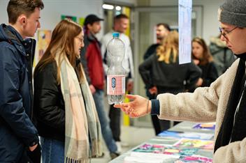 Photo taken during the exhibition of the seminar "The Prism Project" by Ruohan Wang.