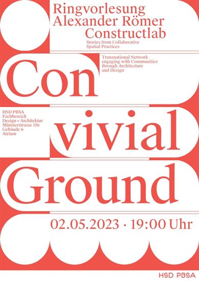 Poster for the event Convivial Ground.