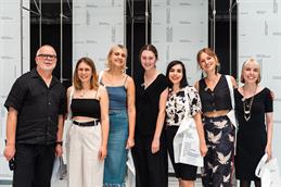 Group photo of the graduates of the Master Retail Design program.