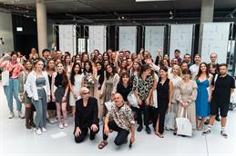 Group photo of graduates from all programs in the Department of Design.