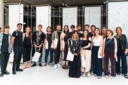 Group photo of the graduates of the Master Communication Design program.