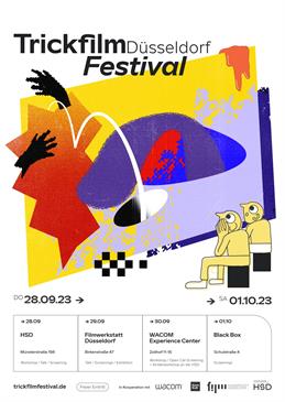 Poster for the Animation Festival 2023 in Düsseldorf.