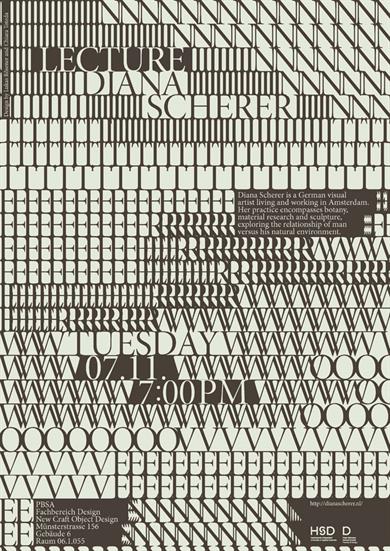 Poster for the lecture by Diana Scherer on November 07, 2023.