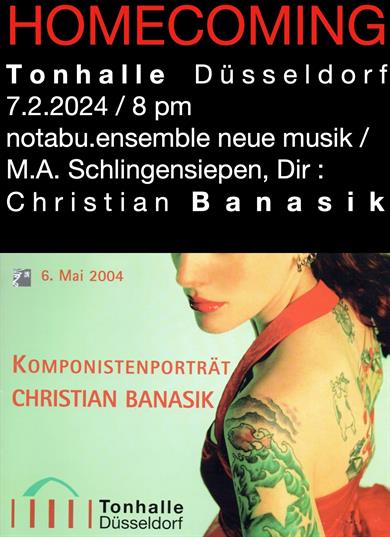 Plakat für das Konzert "Na hör'n Sie mal" am 07. Februar 2024 inder Tonhalle Düsseldorf.