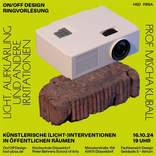 Ringvorlesung On/Off Design Mischa Kuball