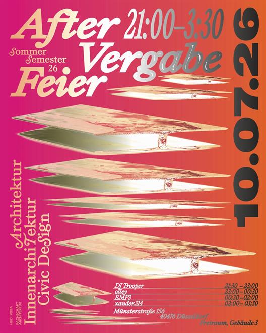 VergabeAftershowparty