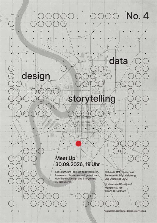 Plakat des Events "Data, Design & Storytelling Meet-up"