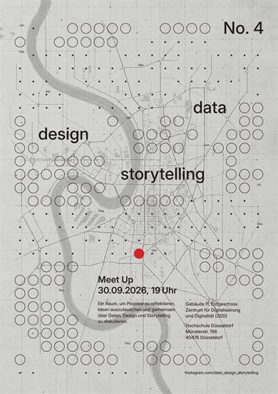 Plakat des Events "Data, Design & Storytelling Meet-up"