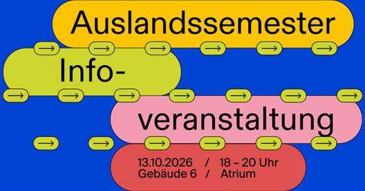 Infoveranstaltung Auslandssemester