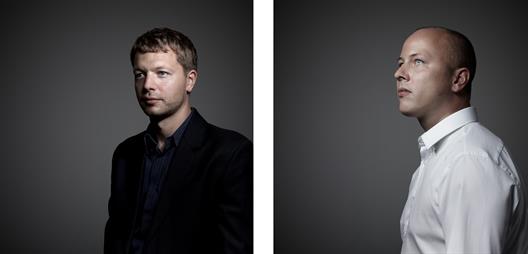 This picture shows the architects Thomas Vietzke and Jens Borstelmann.